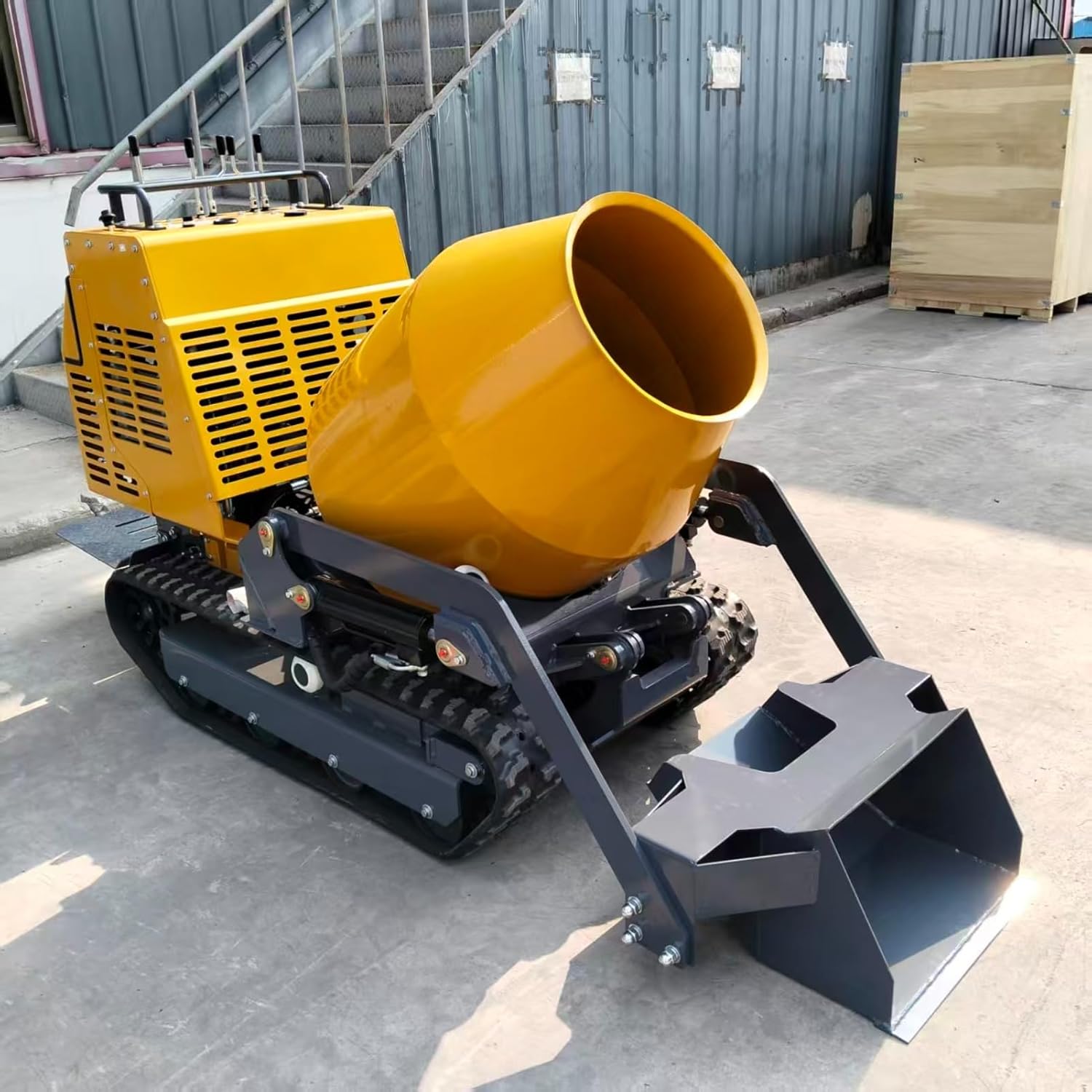 automatic cement mixer review,automatic cement mixer pros cons,crawler concrete mixer worth buying,best heavy duty cement mixer,cement mixer with loading shovel vs alternatives,should I buy an automatic cement mixer performance testing and real-world results