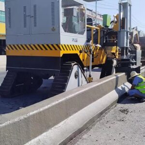 Image 1 of concrete curb slipform paver