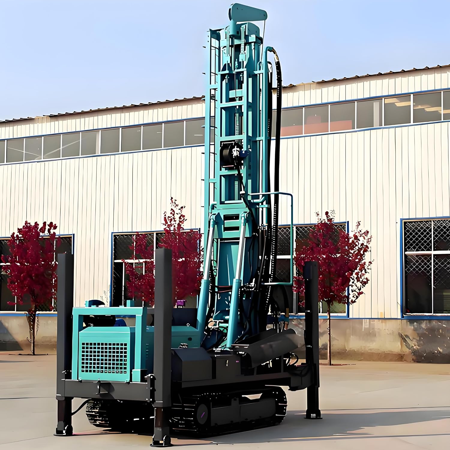 crawler well drill machine review, is crawler well drill machine worth buying, portable borehole drilling machine pros cons, mini water well drill rig vs alternatives, best ground drilling equipment for home wells, crawler drilling machine for farm irrigation unboxing and complete package contents