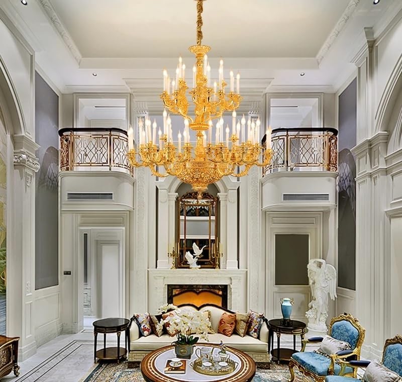 luxury chandelier review,best big chandelier for living room,copper ceiling lamp pros cons,is a brass chandelier worth buying,luxury chandelier vs alternatives,should I buy a huge chandelier unboxing and complete package contents