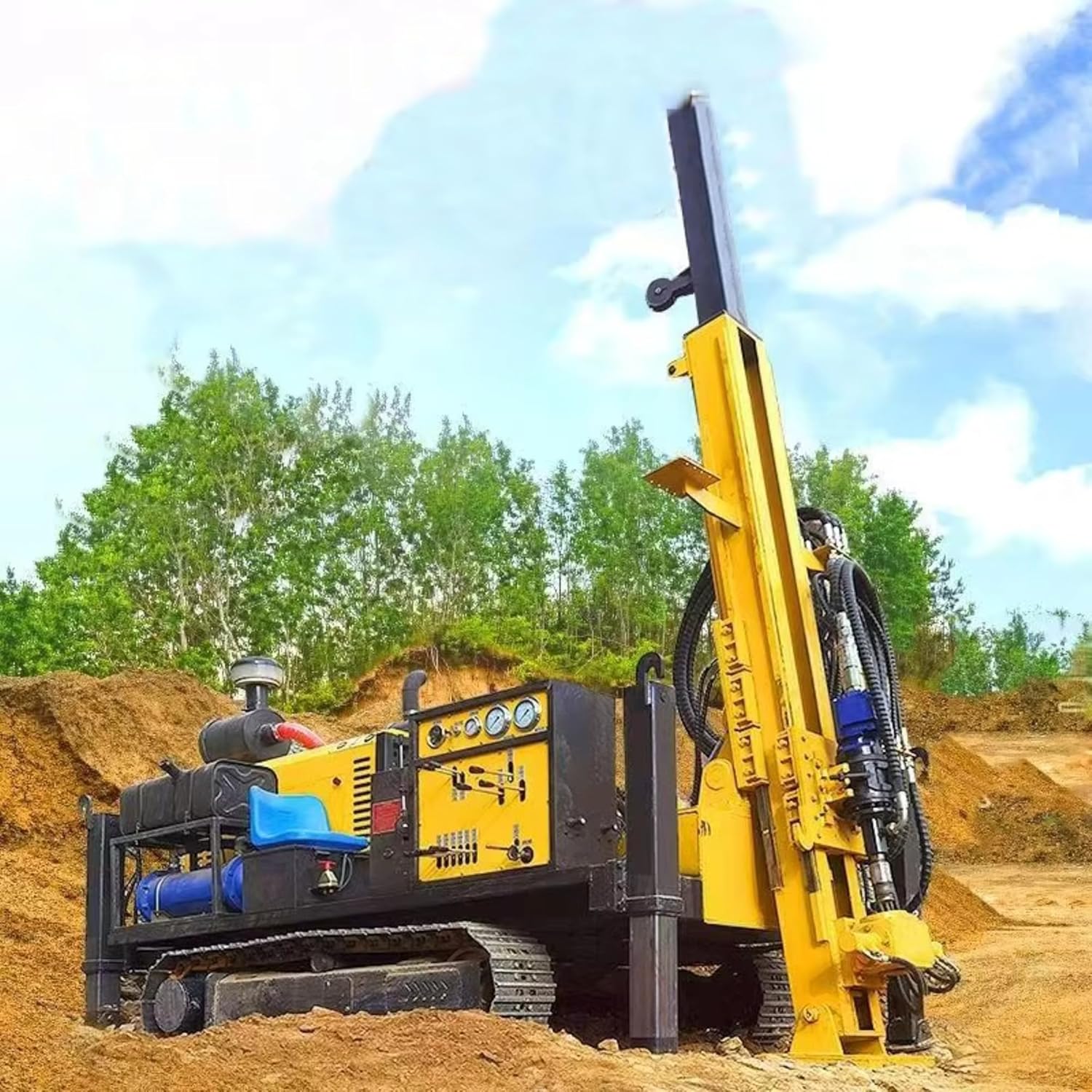Step-by-step guide for tracked water well drilling rig,hydraulic borehole drilling machine,portable groundwater well drill,crawler drilling rig for sale,best water well drilling equipment,tracked drilling rig worth buying - complete tutorial