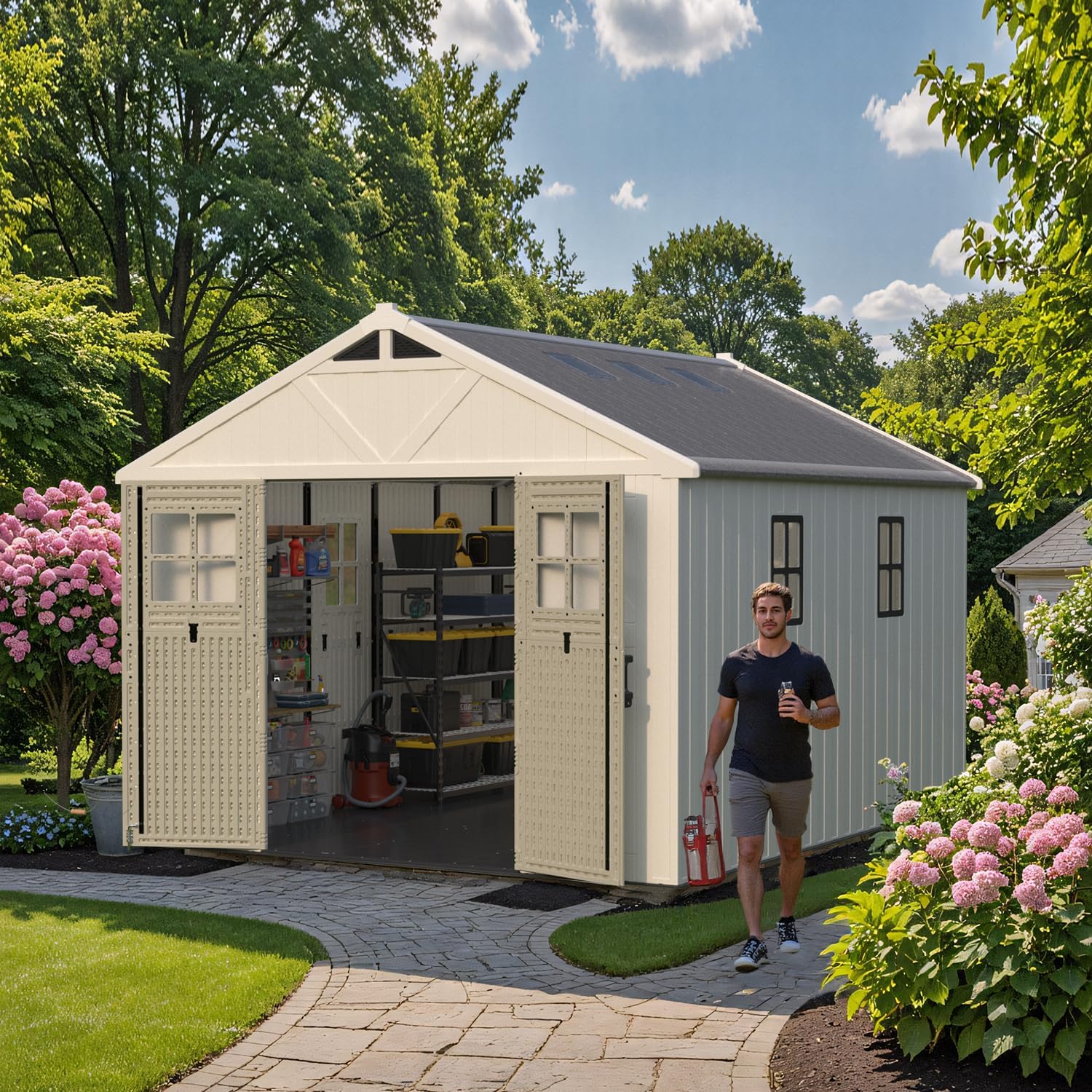 Patiowell storage shed review,Patiowell 10x12 shed review and rating,Patiowell storage shed worth buying,Patiowell shed review pros cons,Patiowell garden shed review honest opinion,Patiowell plastic shed review verdict unboxing and complete package contents