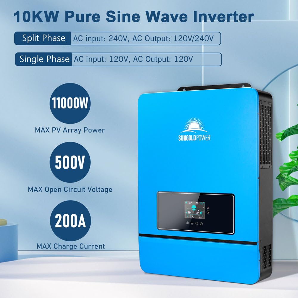 SUNGOLDPOWER 10000W inverter review,SPH10048P review and rating,is SUNGOLDPOWER inverter worth buying,SUNGOLDPOWER 10000W review pros cons,SUNGOLDPOWER inverter review honest opinion,SUNGOLDPOWER SPH10048P review verdict unboxing and complete package contents