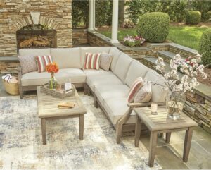 Image 1 of Signature Design by Ashley Clare View Sectional Review