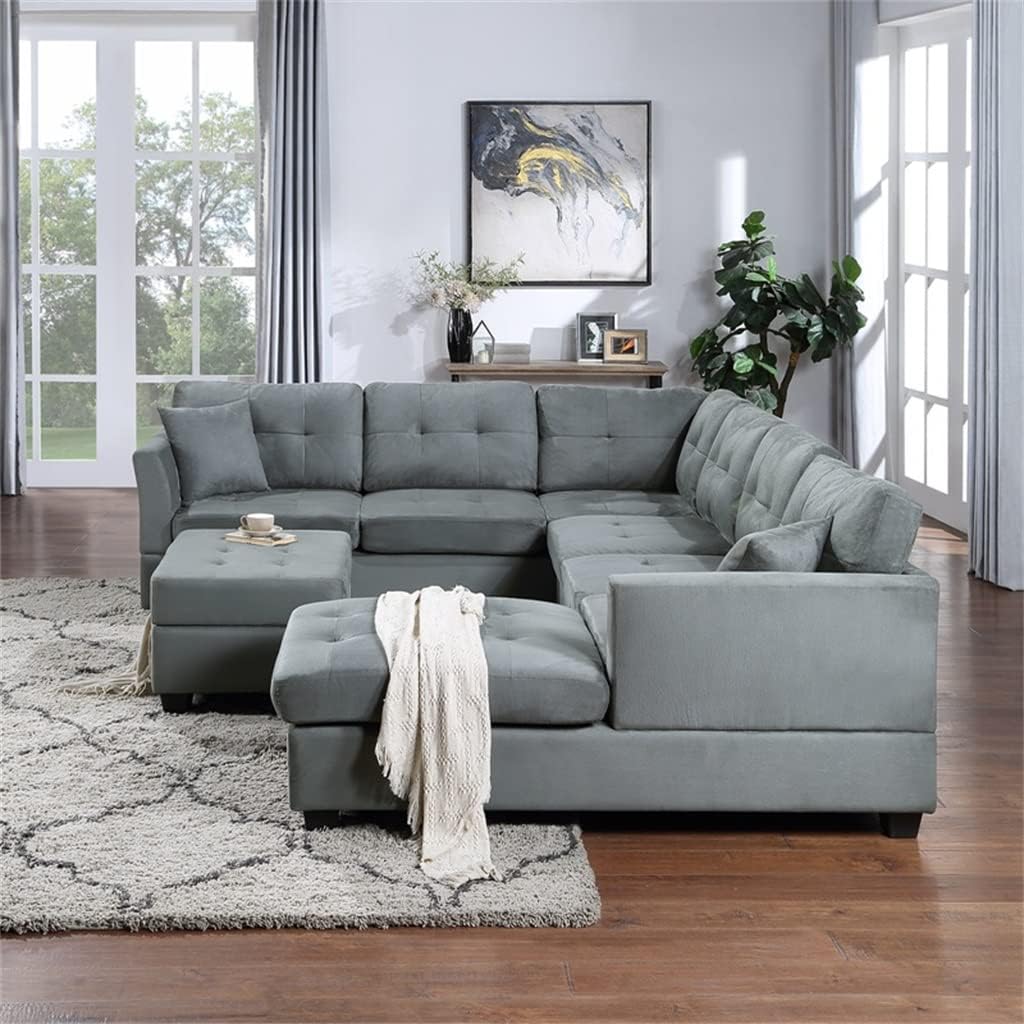 U-Style Upholstery Sectional Sofa review,U-Style sectional sofa review and rating,is U-Style upholstery sofa worth buying,U-Style sectional sofa review pros cons,U-Style sofa review honest opinion,U-Style upholstery sectional sofa review verdict performance testing and real-world results