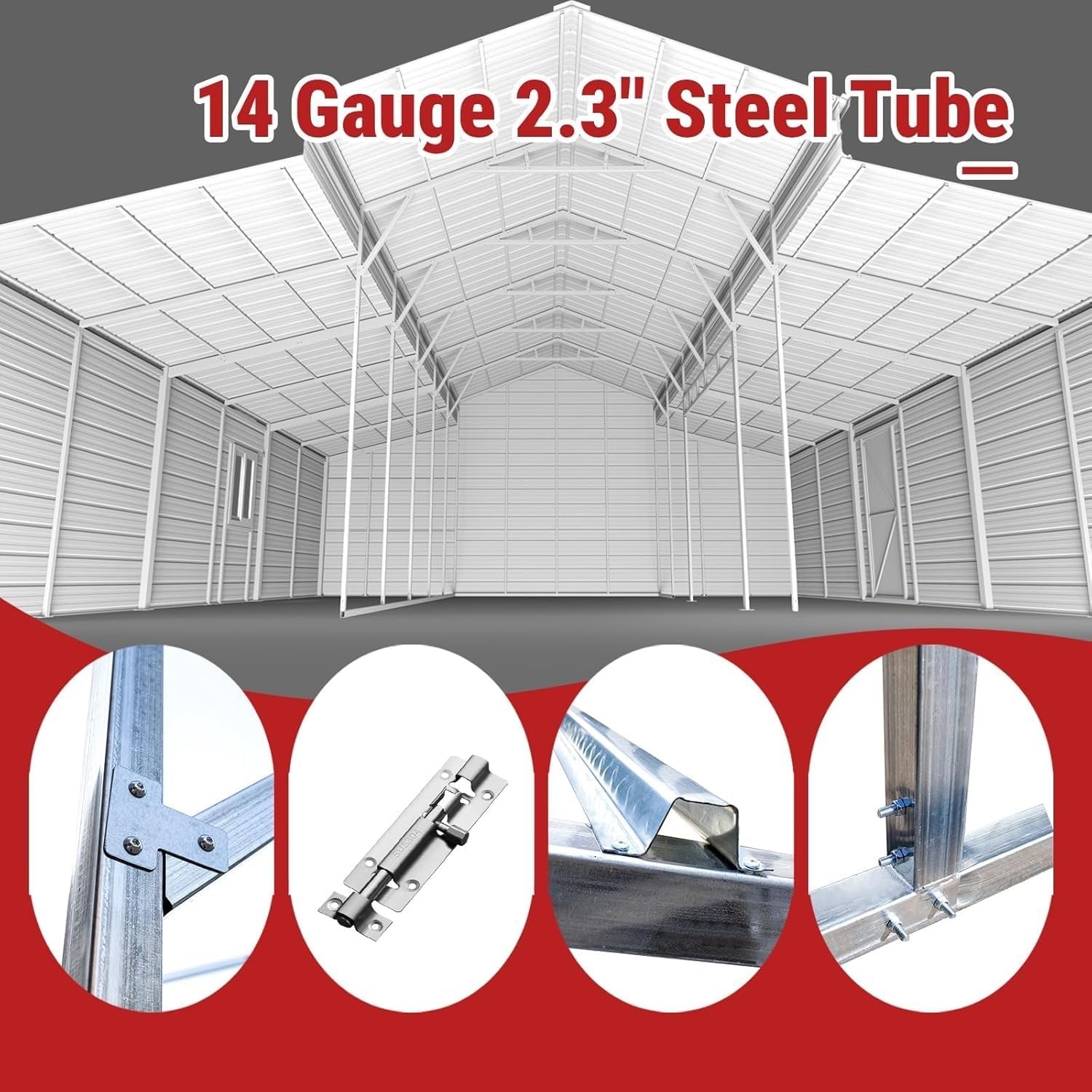 Yuntu Rapid Drive 42x30 metal storage shed,best heavy duty metal garage shed,42x30 metal building worth buying,Yuntu Rapid Drive shed pros cons,large steel barn garage for RV,metal storage shed vs wooden garage performance testing and real-world results