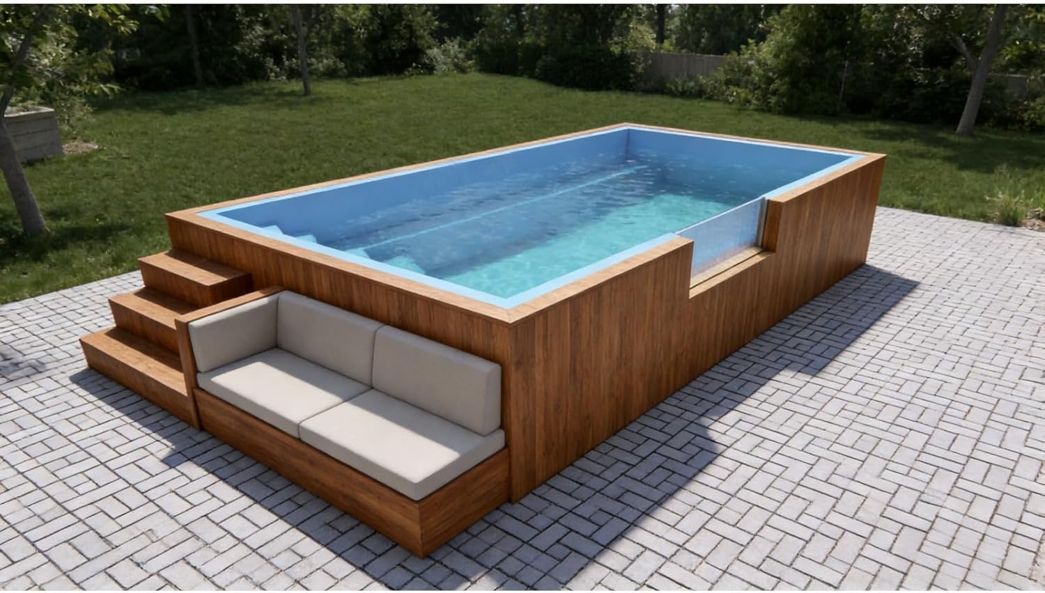 container swimming pool worth it,should I buy a container pool,container pool vs in-ground pool,container swimming pool pros cons,best above ground lap pool,container pool worth buying - detailed features and technical specifications