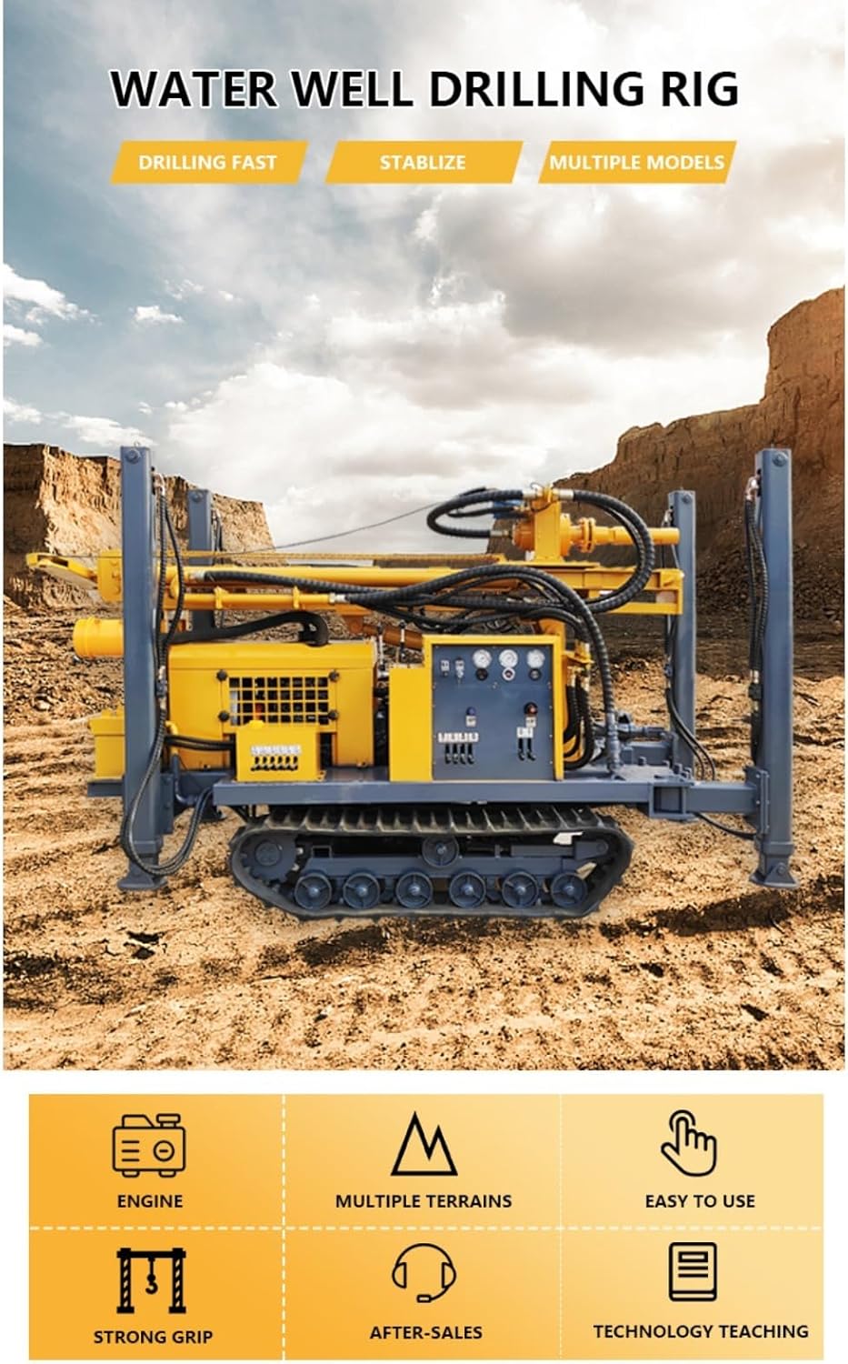 dual use well drilling machine,water and air well drilling rig pros cons,buy dual power borehole driller,best well drilling machine for home farm,dual use drilling machine worth buying,pneumatic water well drill vs alternatives unboxing and complete package contents