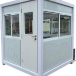 Image 1 of guard booth with AC and heating
