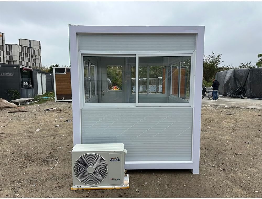 Step-by-step guide for guard booth with AC and heating, best security booth with AC, portable guardhouse with heating, buy guard shack with climate control, security booth pros cons, outdoor office with AC and heater - complete tutorial