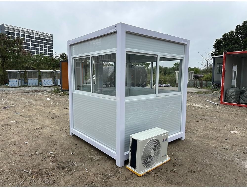 guard booth with AC and heating, best security booth with AC, portable guardhouse with heating, buy guard shack with climate control, security booth pros cons, outdoor office with AC and heater performance testing and real-world results