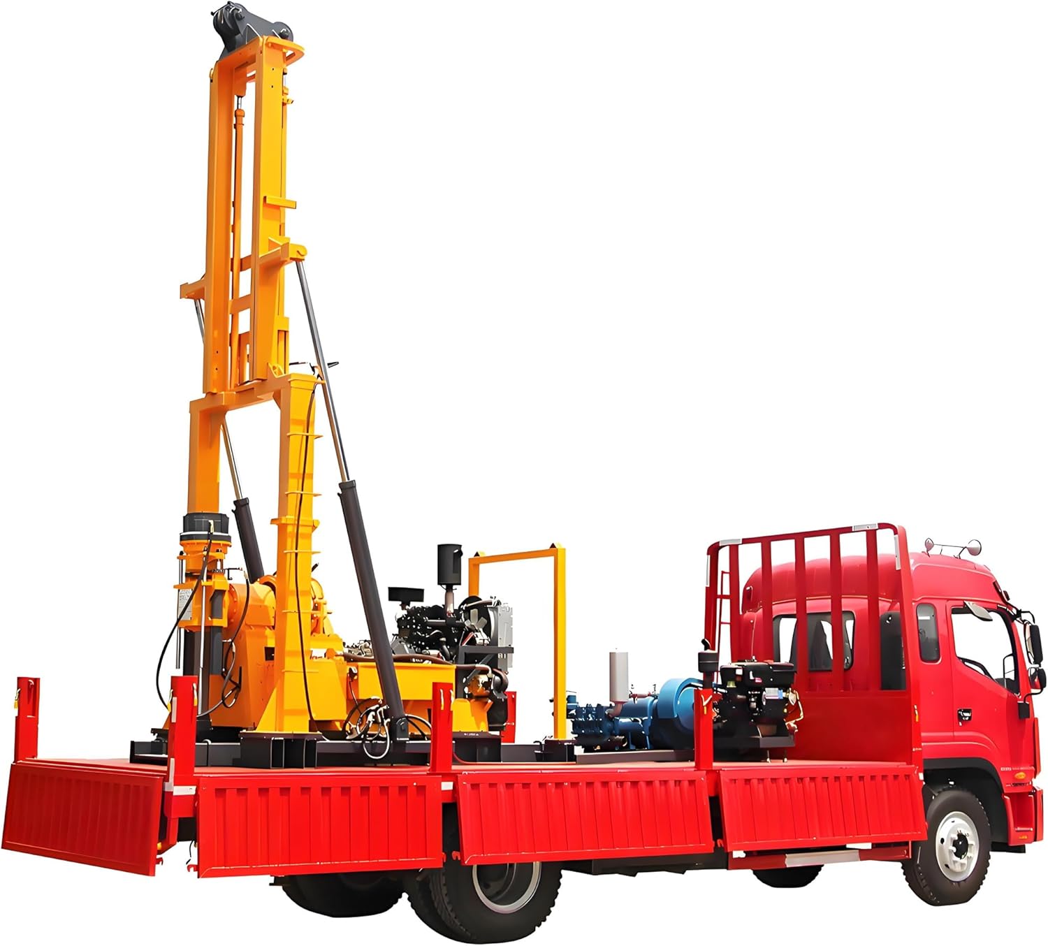 truck mounted water well drilling rig,best borehole drilling machine,water well drilling rig pros cons,mobile well drilling equipment for sale,should I buy a truck mounted drilling rig,truck mounted drill rig vs trailer - detailed features and technical specifications