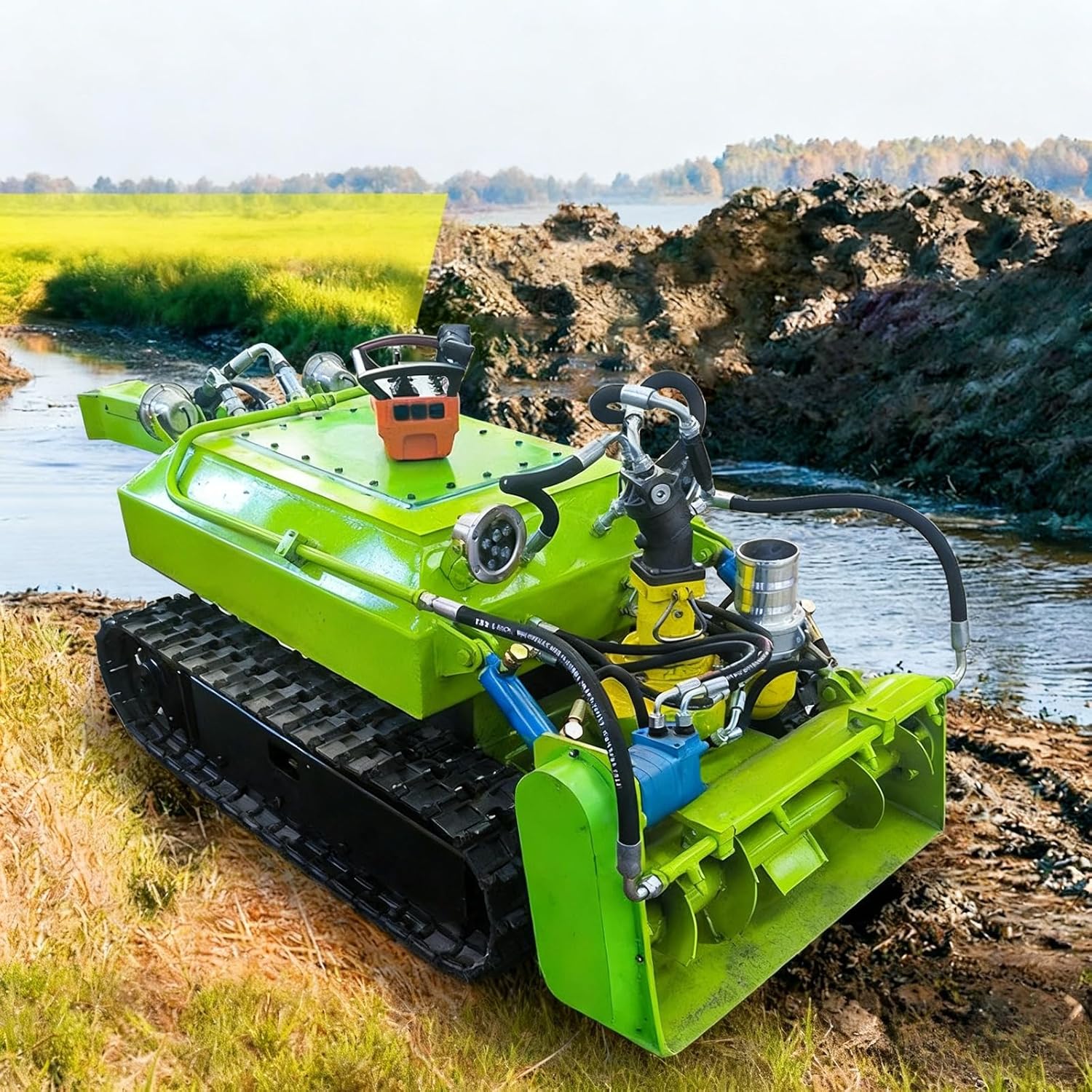 underwater dredging robot review,remote control dredger worth buying,canal desilting robot pros cons,best underwater sludge removal machine,submersible dredging robot vs alternatives,should I buy a mini dredger robot - detailed features and technical specifications