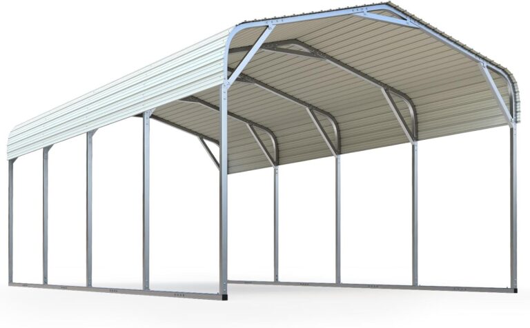 Quictent 12x20 Metal Carport Review: Is It Worth Buying? 8 Image 1 of Quictent 12x20 metal carport review